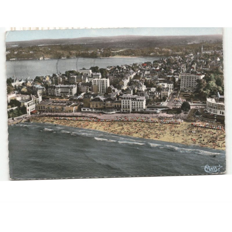 DINARD: la plage vue aérienne 10X15 - très bon état