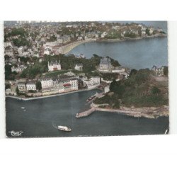 DINARD: les vedettes, la plage et pointe de la malouine vue aérienne 10X15 - très bon état