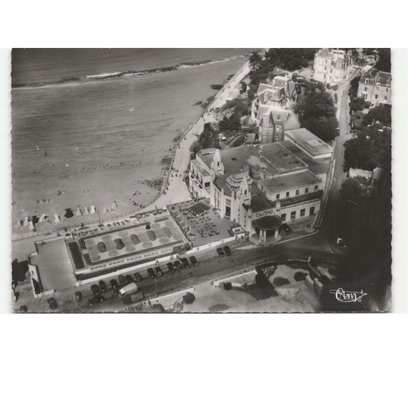 DINARD: le casino et la promenade des alliés vue aérienne 10X15 - très bon état