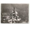DINARD: le phare du jardin vue aérienne 10X15 - très bon état