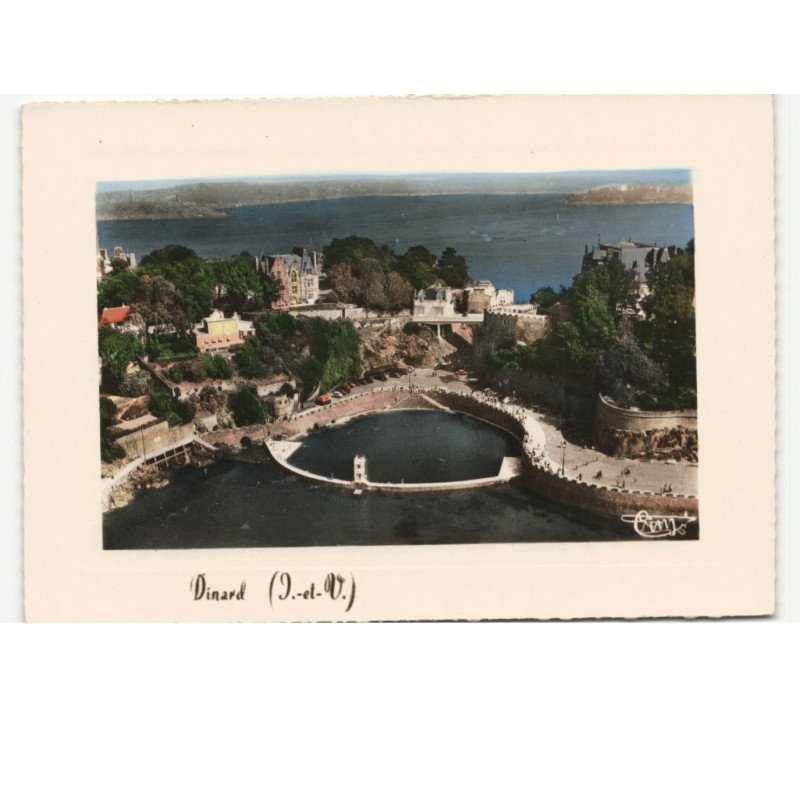 DINARD: la piscine vue aérienne 10X15 - très bon état