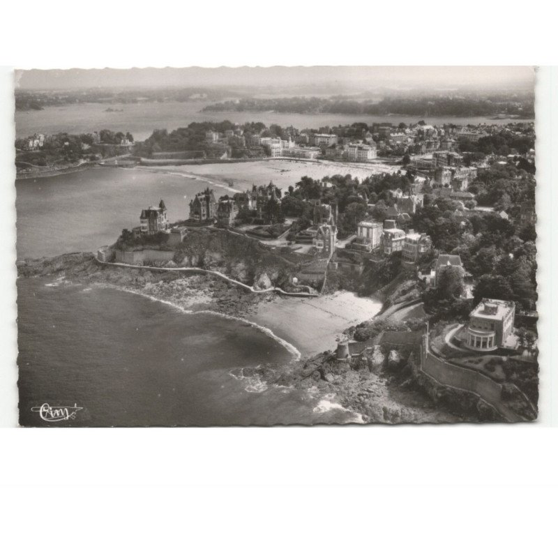 DINARD: pointe de la malouine et vue sur la rance vue aérienne 10X15 - très bon état