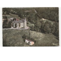 GUICHEN: château de bagatz vue aérienne 10X15 - très bon état