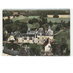 BELABRE: le château du tardet vue aérienne 10X15 - état