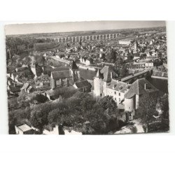LE BLANC: le château aérienne 10X15 - très bon état