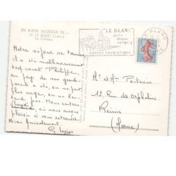 LE BLANC: le château aérienne 10X15 - très bon état