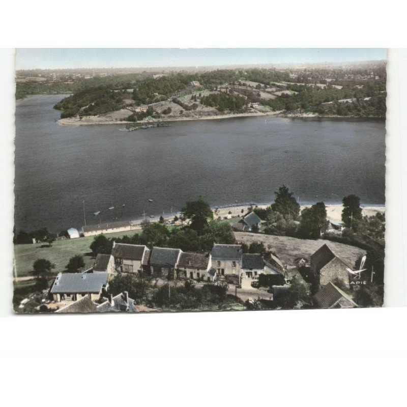 INDRE: lac de chambon aérienne 10X15 - très bon état