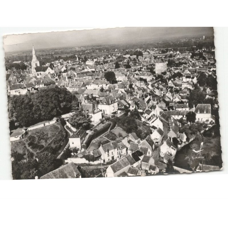 LA CHATRE: vue panoramique aérienne 10X15 - état