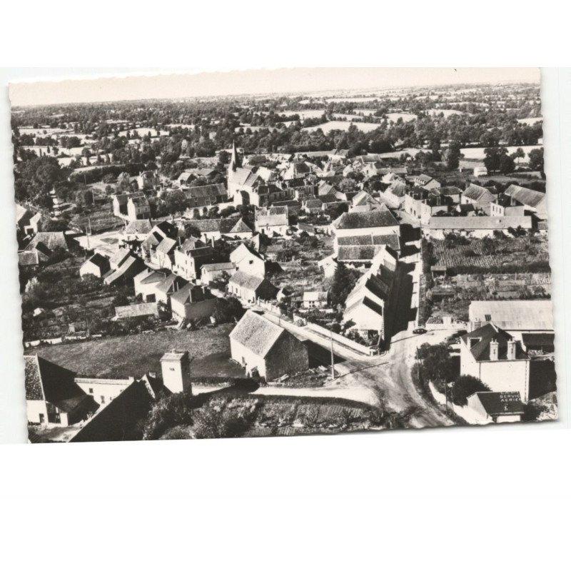 LIGNAC: vue générale aérienne 10X15 - très bon etat