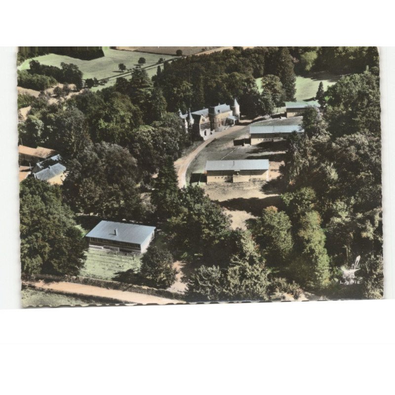 MERIGNY: château de puygirault colonie de vacances vue aérienne 10X15 - très bon etat