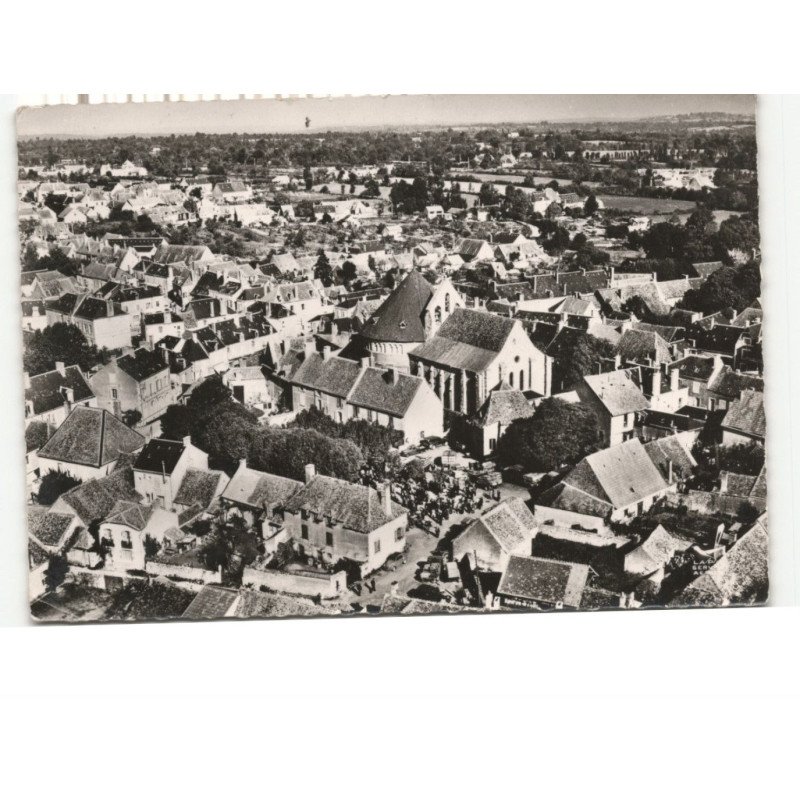 NEUVY-SAINT-SEPULCHRE: vue d'ensemble vue aérienne 10X15 - très bon etat