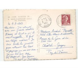 NEUVY-SAINT-SEPULCHRE: vue d'ensemble vue aérienne 10X15 - très bon etat