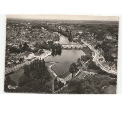 LE BLANC: vue générale vue aérienne 10X15 - très bon etat