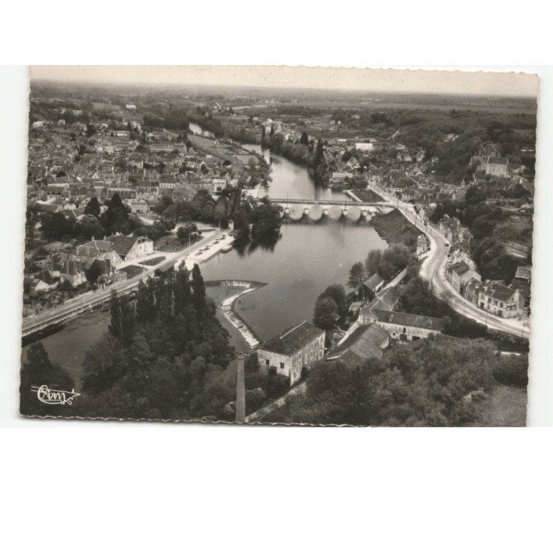 LE BLANC: vue générale vue aérienne 10X15 - très bon etat
