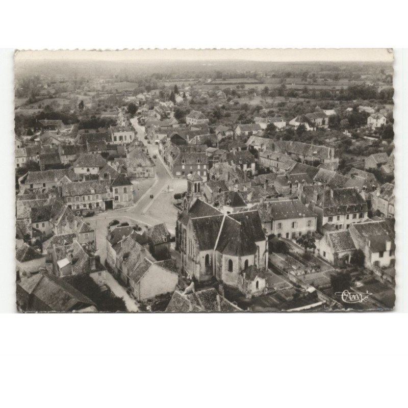 BELABRE: vue générale vue aérienne 10X15 - très bon etat