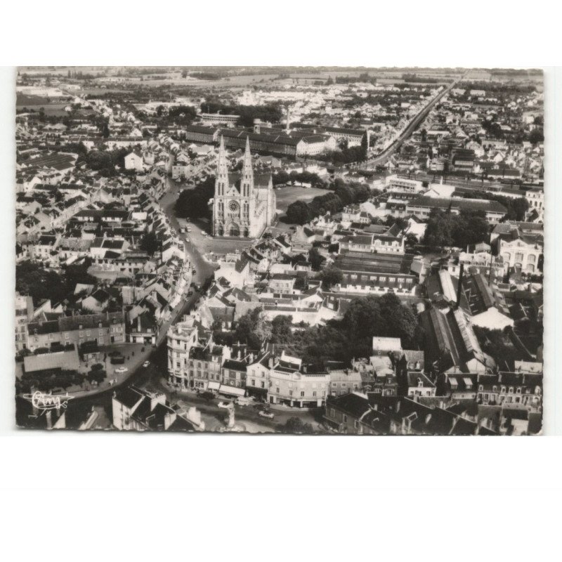 CHATEAUROUX: vue aérienne 10X15 - très bon etat