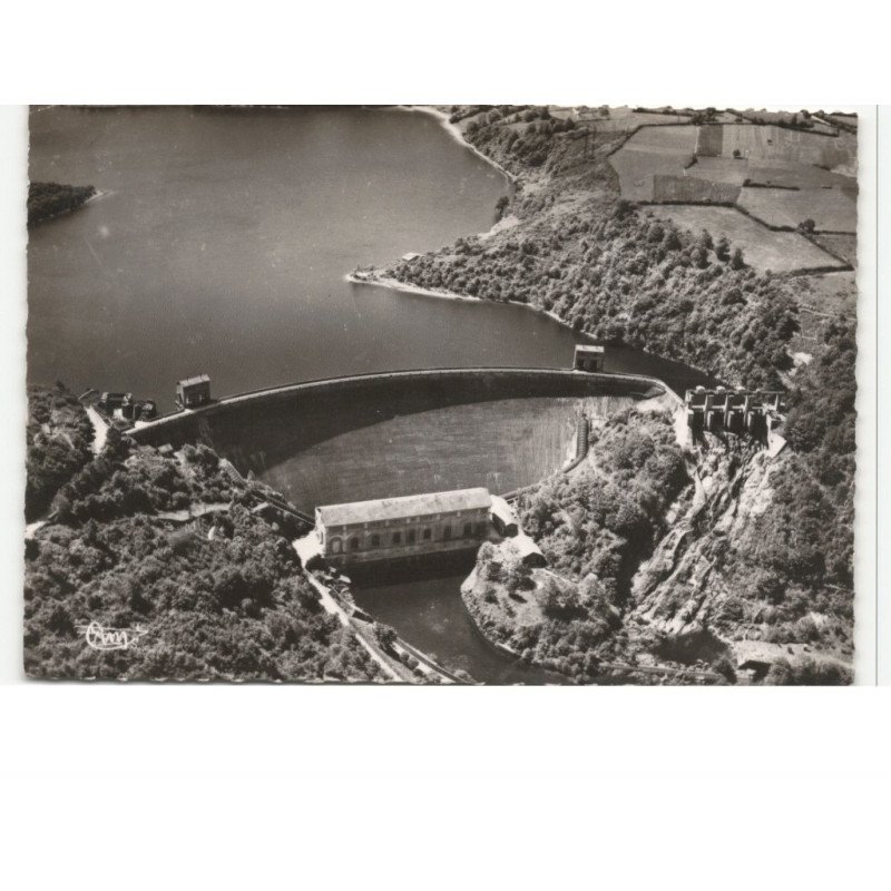 EGUZON: vue générale du barrage vue aérienne 10X15 - très bon etat