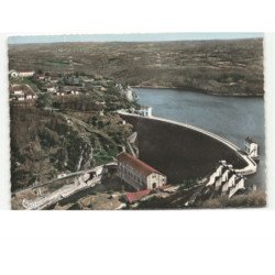 EGUZON: le barrrage vue aérienne 10X15 - etat