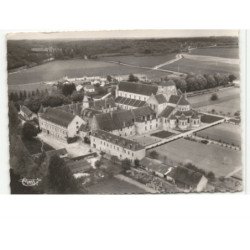FONTGOMBAULT: l'abbaye vue aérienne 10X15 - très bon etat