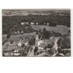 MIGNE: l'église vue aérienne 10X15 - très bon etat