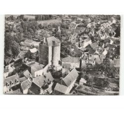 LA CHATRE: l'ancien château actuellement, musée de la vallée noire vue aérienne 10X15 - très bon etat
