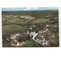 JEU-les-BOIS: le bourg vue aérienne 10X15 - très bon etat