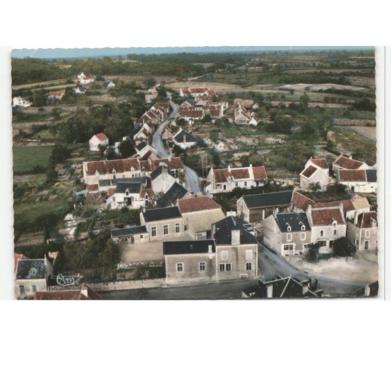 OULCHES: vue générale vue aérienne 10X15 - très bon etat
