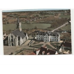 VALENCAY: l'église et l'hôpital vue aérienne 10X15 - tres bon etat