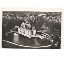 AZAY-le-RIDEAU: vue aérienne 10X15 - très bon état