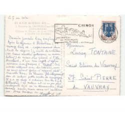 environs de CHAMPIGNY-sur-VEUDE: château et donjon du rivau vue aérienne 10X15 - très bon état