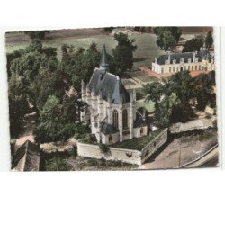 CHAMPIGNY-sur-VEUDE: la chapelle saint-louis vue aérienne 10X15 - très bon état