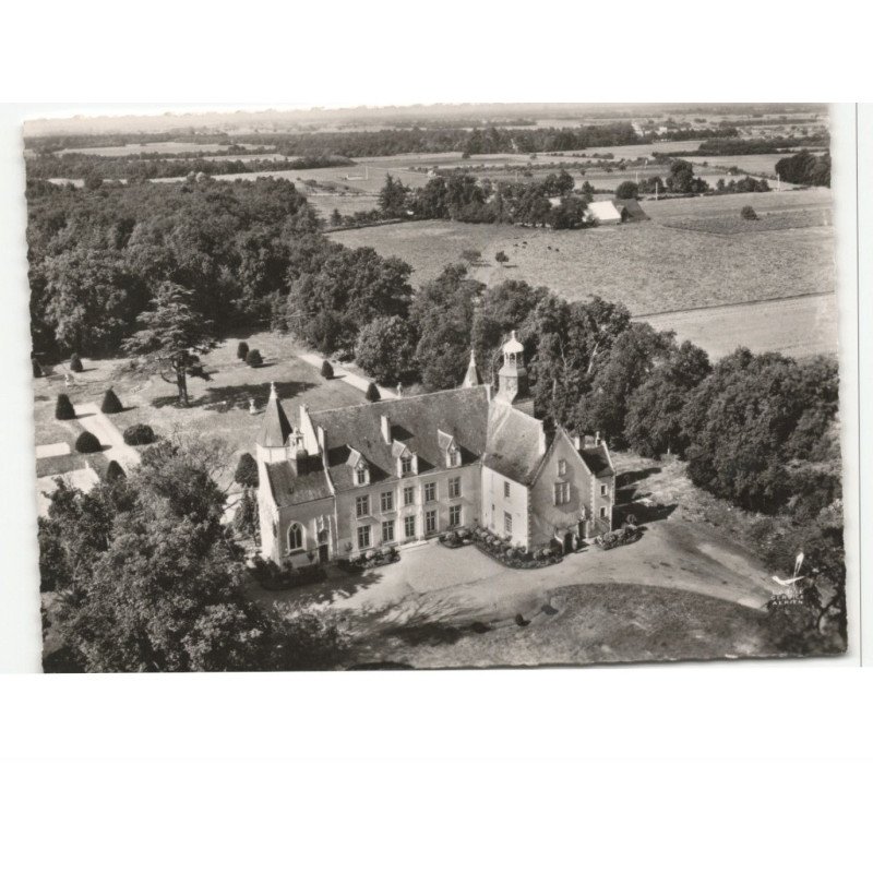 BALLAN: centre social du ministère des finances château de la carte vue aérienne 10X15 - très bon état