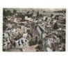 BOURGUEIL: place de l'église vue aérienne 10X15 - très bon état