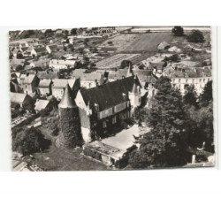 GENILLE: le château vue aérienne 10X15 - très bon état