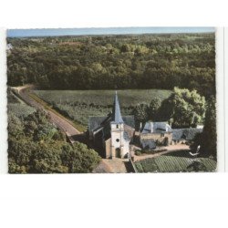 GIZEUX: l'église vue aérienne 10X15 - très bon état