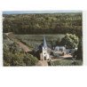 GIZEUX: l'église vue aérienne 10X15 - très bon état