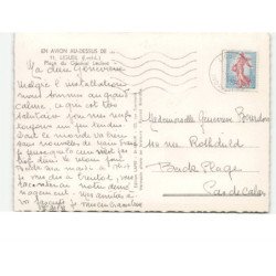 LIGUEIL: place du générale leclerc vue aérienne 10X15 - très bon état