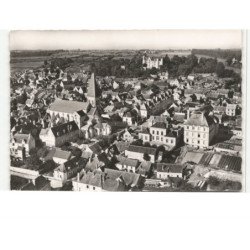 PREUILLY-sur-CLAISE: l'église abbatiale monument historique XIe siècle et vue général vue aérienne 10X15 - très bon état