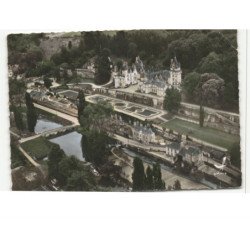 RIGNY-USSE: le château XVe et XVIe siècle vue aérienne 10X15 - état