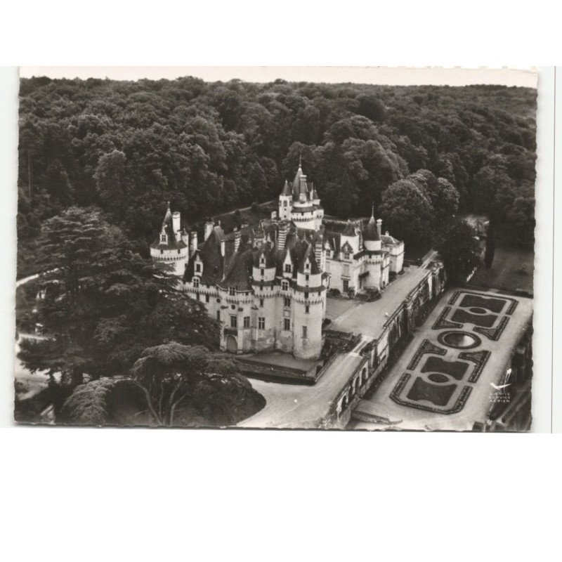 RIGNY-USSE: le château vue aérienne 10X15 - très bon état