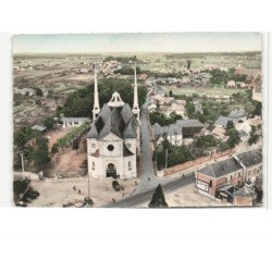 SAINT-SYMPHORIEN: l'église du christ-roi vue aérienne 10X15 - très bon état