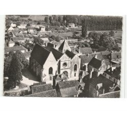 SAINT-MARTIN-le-BEAU: l'église vue aérienne 10X15 - très bon état