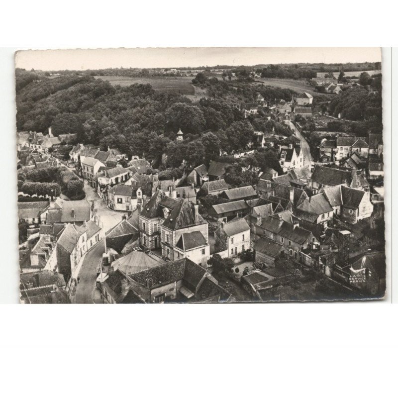 SAVONNIERES: le bourg vue aérienne 10X15 - très bon état