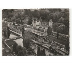 USSE: le château et ses terrasses vue aérienne 10X15 - état