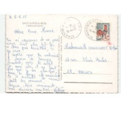 SAINT-MARTIN-le-BEAU: souvenir... 4 vues vue aérienne 10X15 - état