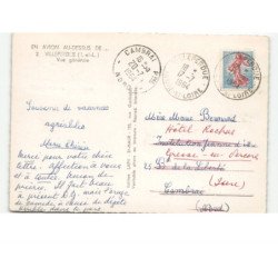 VILLEPERDUE: vue générale vue aérienne 10X15 - très bon état
