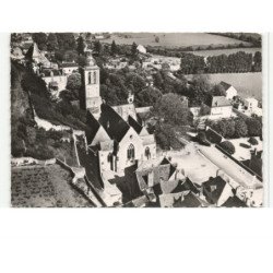 VOUVRAY: l'église vue aérienne 10X15 - très bon état