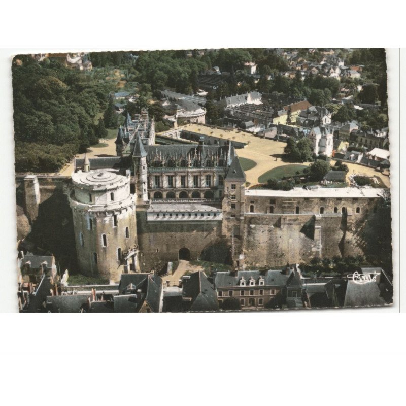 AMBOISE: le château vue aérienne 10X15 - très bon état