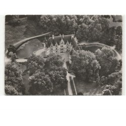 AZAY-le-RIDEAU: le château, façade nord vue aérienne 10X15 - très bon état