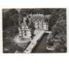 AZAY-le-RIDEAU: le château XVIe siècle façade nord-est vue aérienne 10X15 - très bon état